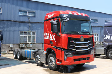 中国重汽 HOWO MAX 基础款 460马力 8X4 9.55米AMT自动挡栏板载货车(国六)(ZZ1317V446KF1) 卡车图片