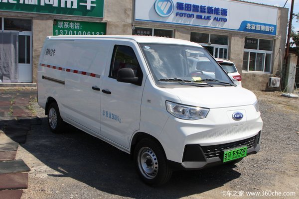 开瑞 江豚 宽体版 2.7t 4.746米纯电动封闭货车38.64kwh