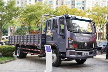 中国重汽HOWO 统帅 160马力 5.4米排半栏板轻卡(国六)(ZZ1127H4515F1) 卡车图片