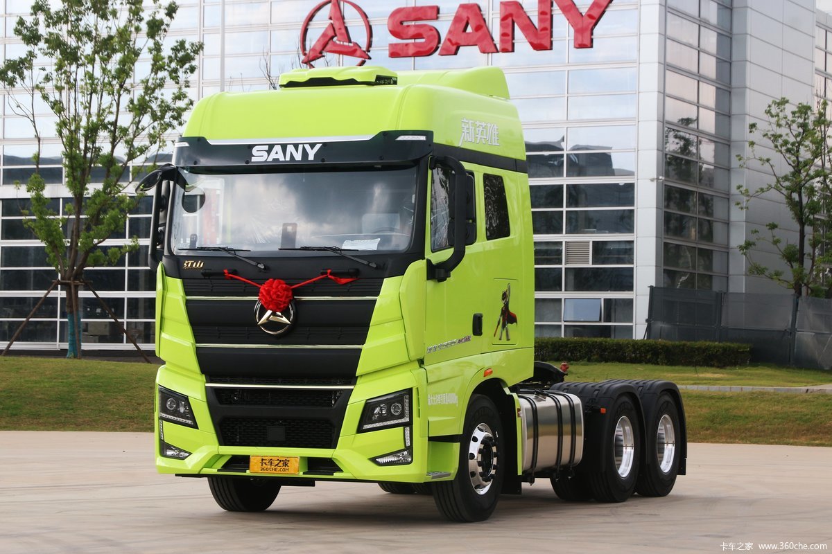 【图】三一重卡 江山·英雄版 585马力 6X4 AMT自动挡牵引车(国六)(HQC42503S1S13F)_实拍图片_1520891_卡车之家