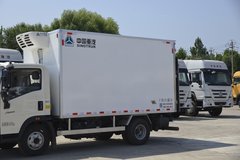 中国重汽HOWO 悍将 130马力 4X2 4米冷藏车(国六)(绿叶牌)(JYJ5047XLCF1)