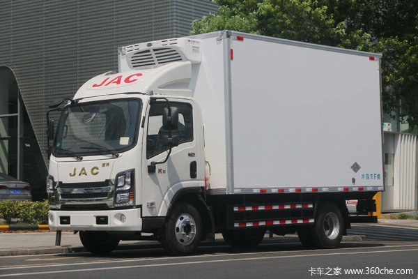 江淮 威铃K5 150马力 4X2 4.015米单排冷藏车(国六)(HFC5043XLCP31K1C4NS)