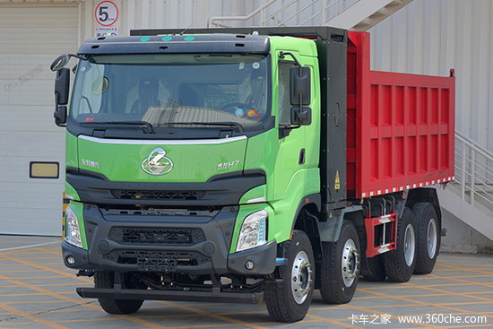 东风柳汽 乘龙h5重卡 长续航版 8x4 换电式纯电动自卸车(lz3310h5fzbe