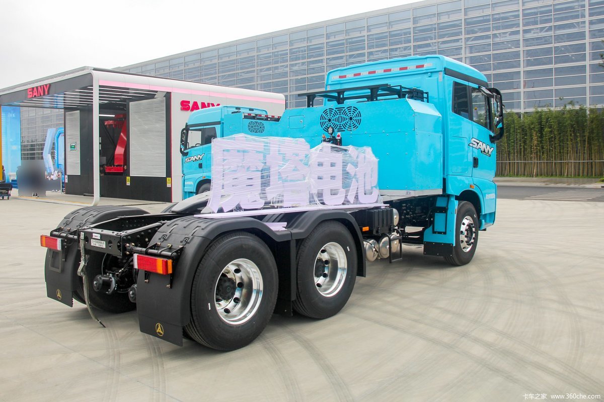 【图】三一重卡 江山SE 6X4 纯电动牵引车(SYM42503S1BEV6)291kWh_实拍图片_1536268_卡车之家