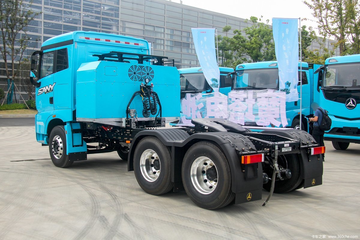【图】三一重卡 江山SE 6X4 纯电动牵引车(SYM42503S1BEV6)291kWh_实拍图片_1536268_卡车之家