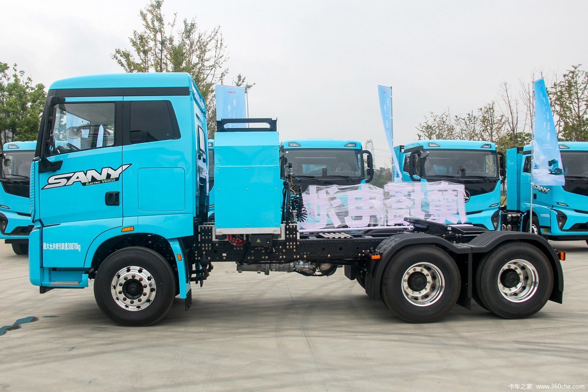 【图】三一重卡 江山SE 6X4 纯电动牵引车(SYM42503S1BEV6)291kWh_实拍图片_1536268_卡车之家