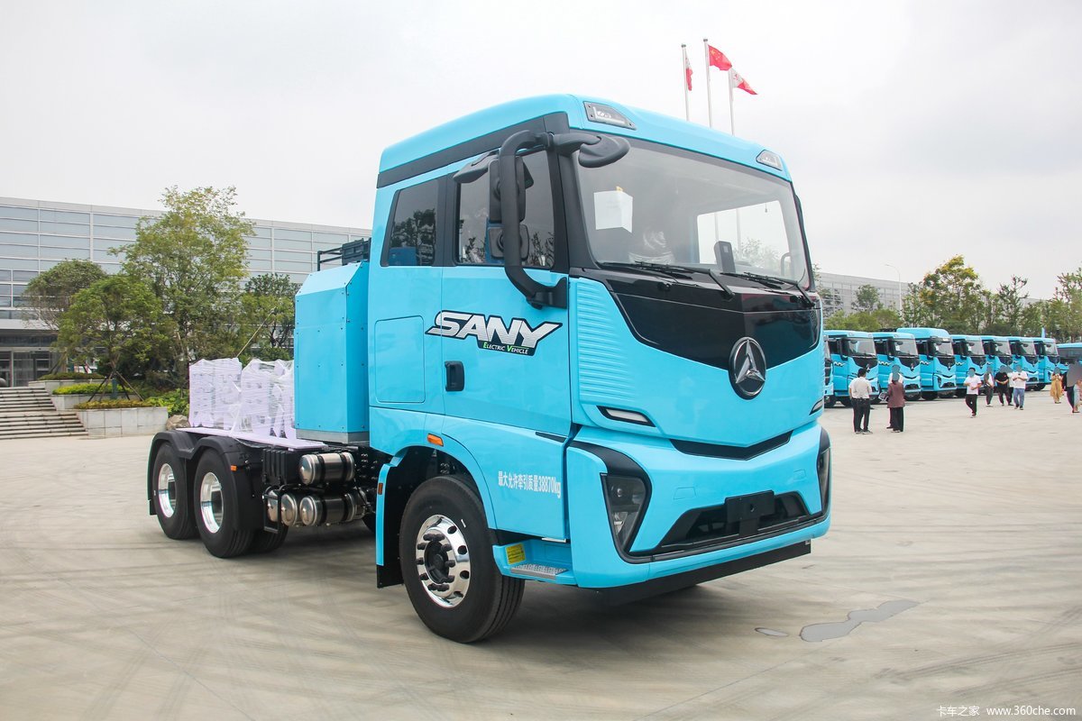 【图】三一重卡 江山SE 6X4 纯电动牵引车(SYM42503S1BEV6)291kWh_实拍图片_1536262_卡车之家