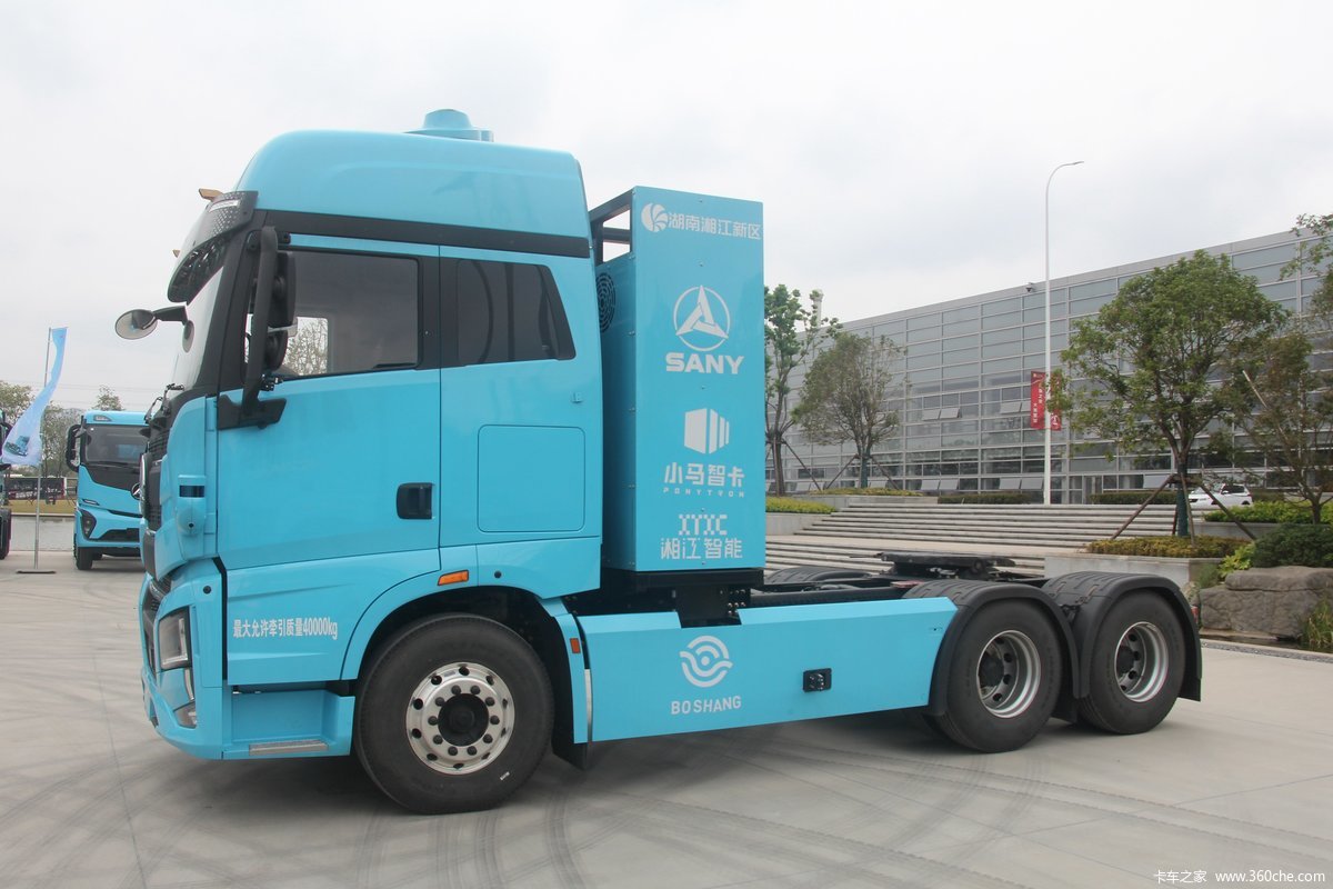 【图】三一重卡 6X4 5G纯电动无人驾驶牵引车_实拍图片_1536357_卡车之家