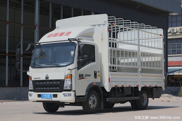 中国重汽HOWO 追梦 140马力 4.15米单排仓栅式轻卡(ZZ5047CCYG3215F145)