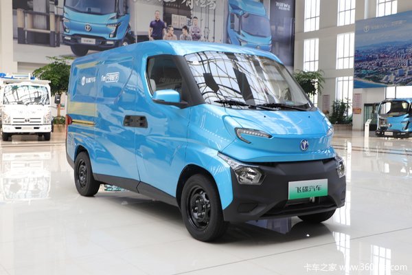 6t 2座 2.38米纯电动厢式运输车38.64kwh