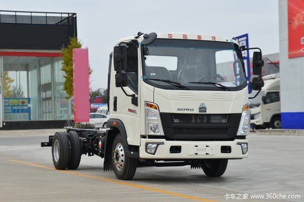 中国重汽HOWO 悍将 140马力 4.15米单排栏板轻卡(法士特8档)(ZZ1047F3114F145)