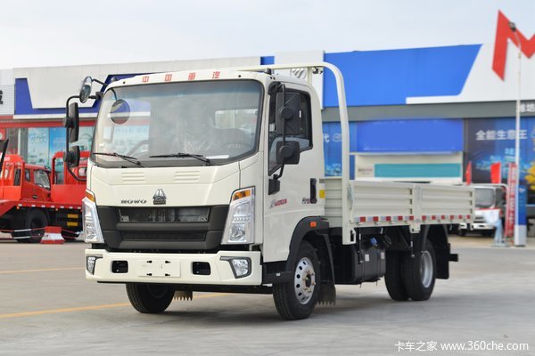 中国重汽HOWO 悍将 130马力 4.15米自动档单排栏板轻卡(ZZ1047C3215F145)