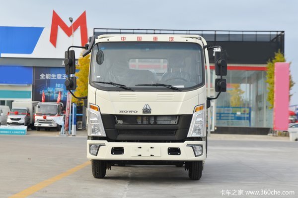 中国重汽HOWO 悍将 120马力 3.85米排半栏板轻卡(ZZ1047F3315F145)