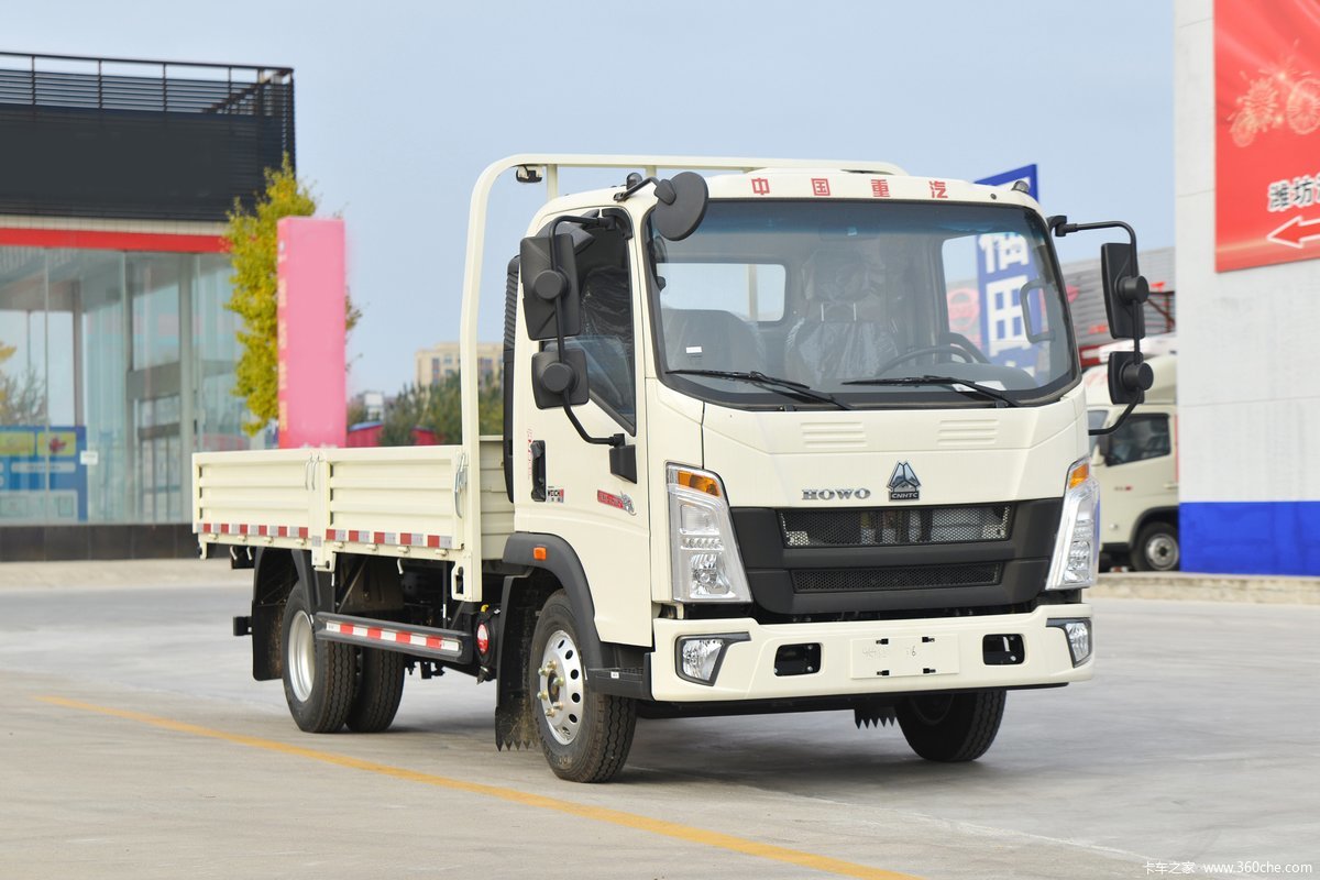 中国重汽HOWO 悍将 170马力 4.15米单排栏板轻卡(国六)
