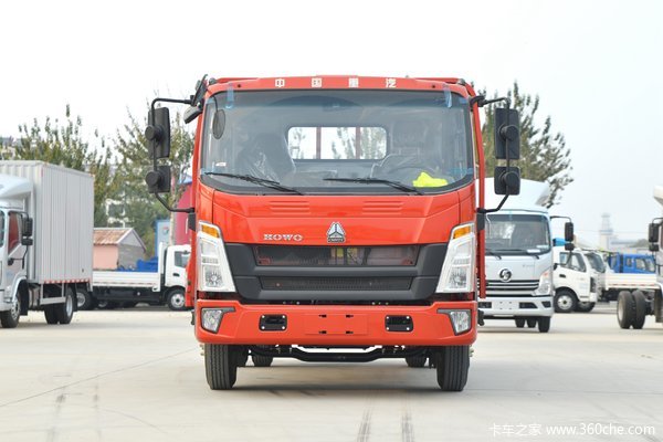 中国重汽HOWO 悍将 140马力 3.85米排半栏板轻卡(国六)(法士特8挡)(ZZ1047G3214F144)