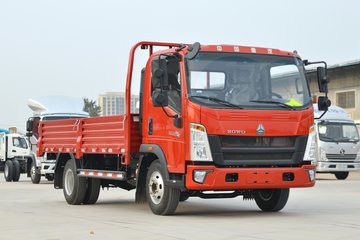 中国重汽HOWO 悍将 160马力 4.15米单排栏板轻卡(国六)(ZZ1097G3315F191) 卡车图片
