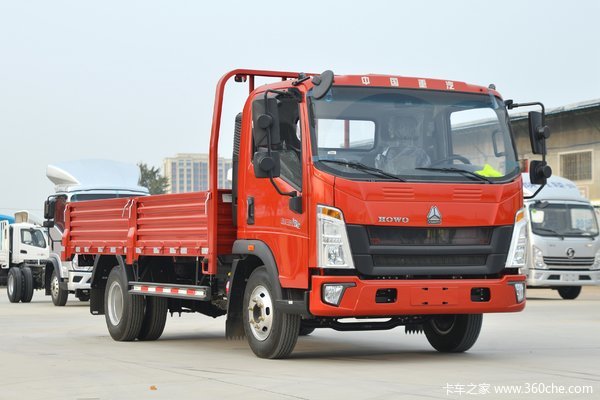 中国重汽HOWO 悍将 140马力 4.15米单排栏板轻卡(ZZ1047G3215F145)