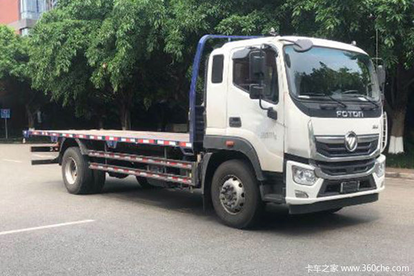 福田 奥铃捷运 245马力 4X2平板运输车(国六)(BJ5186TPBJPHK-AD1)