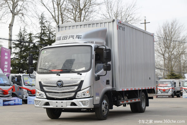福田 欧马可S1 智盈版 160马力 4.14米单排厢式轻卡(国六)(BJ5048XXY-FM3)
