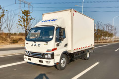 江淮 骏铃V5 4.5T 4.15米单排换电厢式轻卡(HFC5042XXYSEV2)76.18kWh