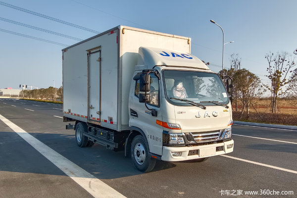 江淮 帅铃i5 4.5T 4.15米单排纯电动厢式轻卡(HFC5042XXYSEV1)76.18kWh