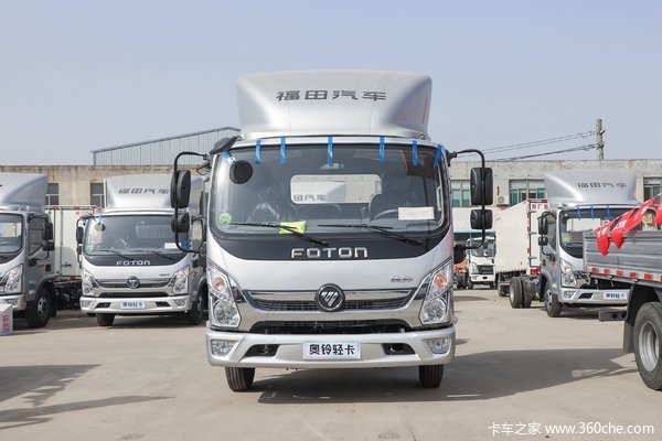 福田 奥铃速运 131马力 4.14米单排厢式轻卡(国六)(BJ5045XXY8JDA-AB1)