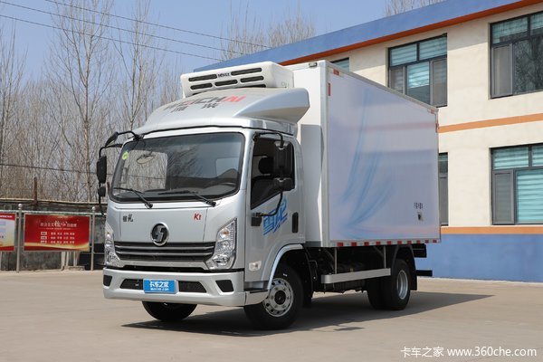 陕汽轻卡 德龙K1 150马力 4X2 4.08米冷藏车(YTQ5041XLCKH331)