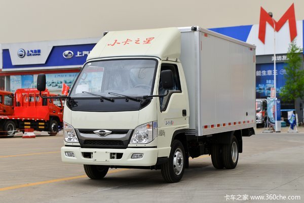 福田时代 小卡之星2 1.6L 122马力 汽油 3.67米单排厢式微卡(BJ5035XXY5JV5-61)