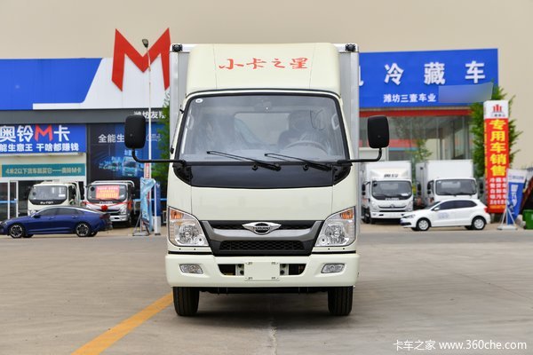 福田时代 小卡之星2 1.6L 122马力 汽油 3.3米单排翼开启厢式微卡(BJ5035XYK5JV5-61)
