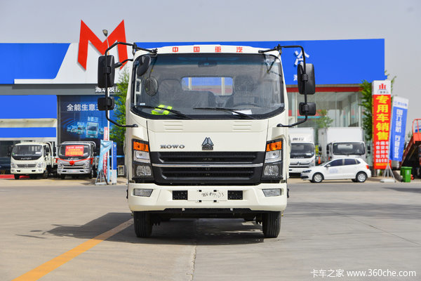 中国重汽HOWO 悍将M 145马力 3.65米单排栏板轻卡(ZZ1047G3215F144B)