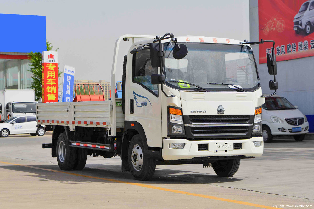 中国重汽HOWO 悍将 190马力 5.5米单排栏板载货车(重汽8档)