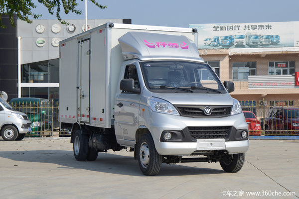 福田 祥菱V2 舒适型 1.6L 122马力 汽油 3.3米单排厢式微卡(BJ5030XXY5JV7-61)