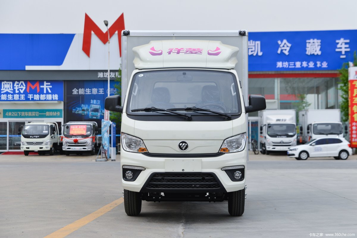 福田 祥菱M1 豪华型 1.6L 105马力 CNG 3.05米排半厢式微卡