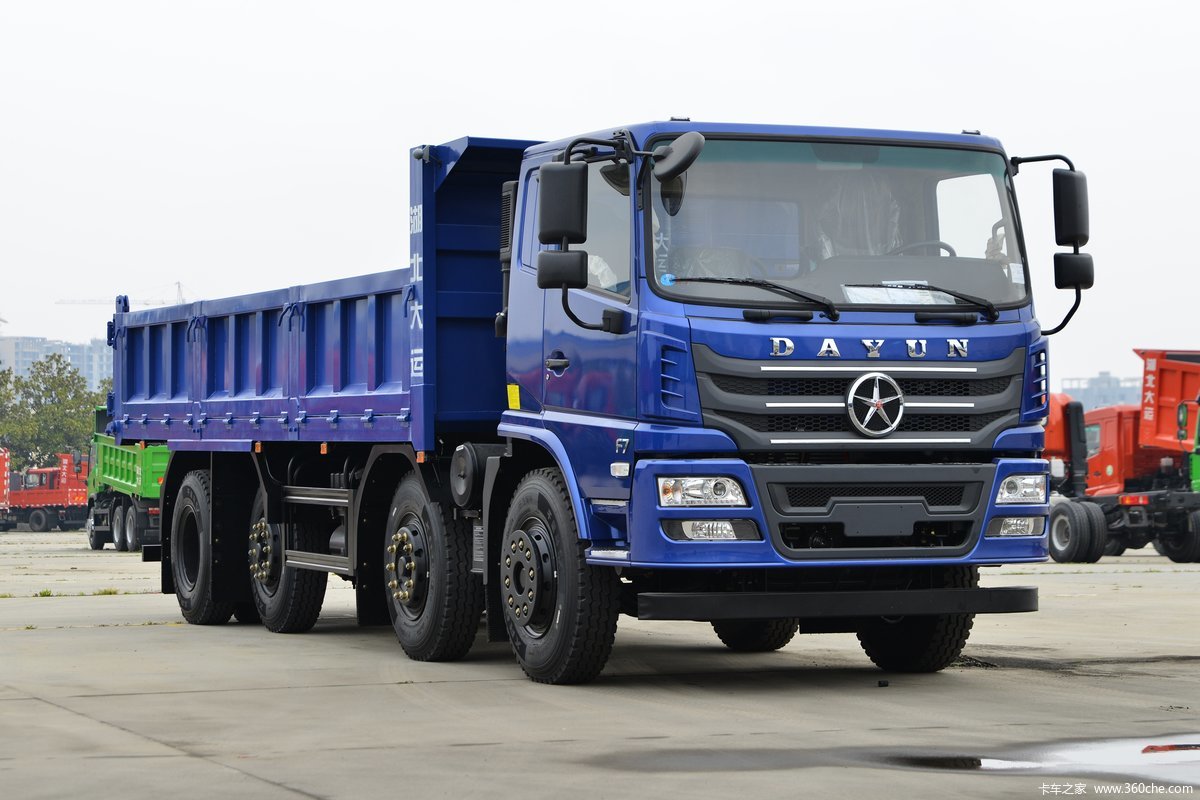 【图】大运 F7重卡 270马力 8X2 6.5米自卸车(国六)(DYQ3313D6EB)_实拍图片_1648857_卡车之家