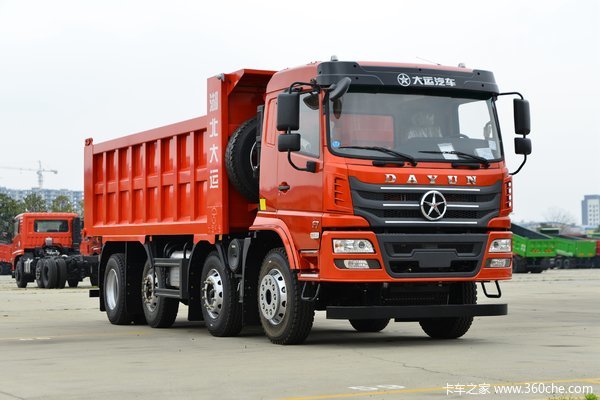 大运 F7重卡 300马力 8X2 6.5米自卸车(DYQ3313D6EB)