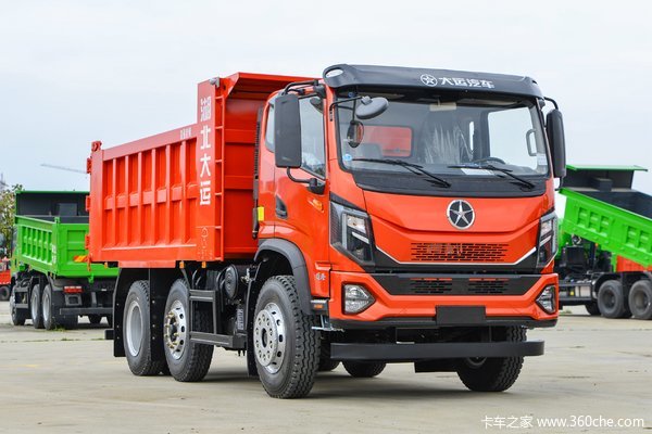 大运 运隆 220马力 6X2 4.5米自卸车(国六)(提升桥)(DYQ3246D6CB)