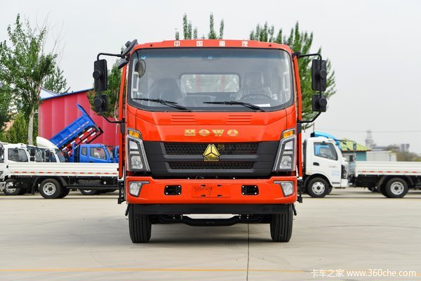 中国重汽HOWO 悍将 190马力 6.05米单排栏板载货车(ZZ1167H4515F1B)