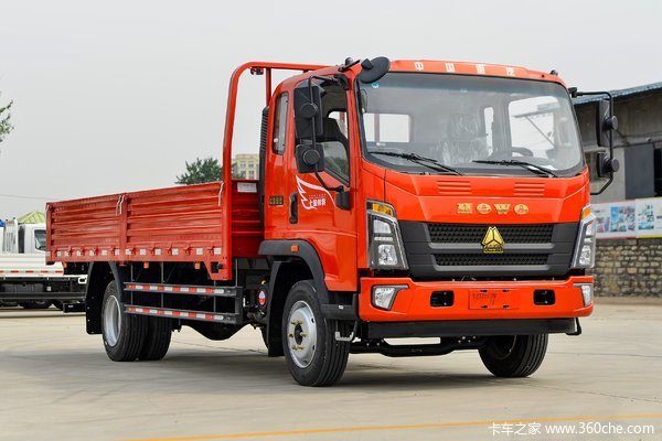 中国重汽HOWO 悍将 190马力 5.4米排半栏板载货车(ZZ1127H4515F1)
