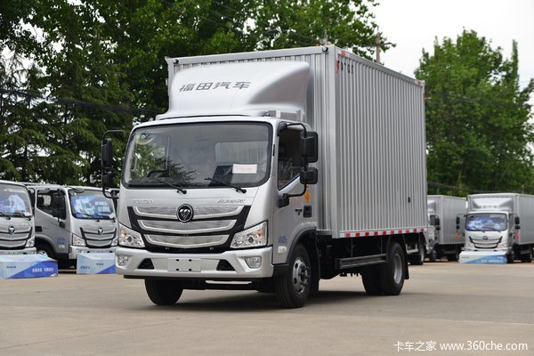 福田 欧马可S1系 智盈版 163马力 4.14米AMT自动档单排厢式轻卡(国六)(BJ5048XXY-FM6)