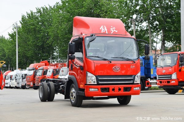 渭南市 解放 虎VH 170马力 4.16米单排仓栅式轻卡(国六