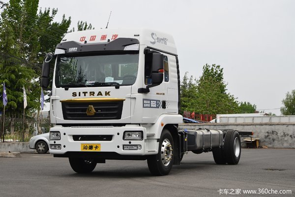 中国重汽 汕德卡SITRAK G5S重卡 豪华版 290马力 4X2 6.8米AMT自动档栏板载货车(国六)(ZZ1186K501GF1)