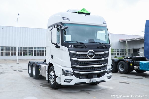 北京重卡 追梦 舒适版 520马力 6X4 AMT自动档危险品牵引车(BJ4250D6CP-06)