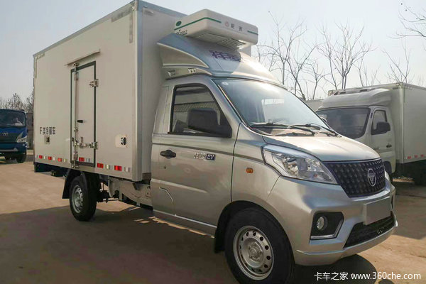 新能源冷藏车冷链车，可以制冷零下18度哦！#福田祥菱v