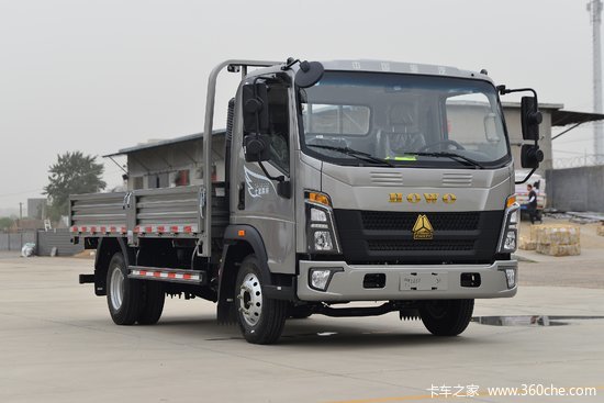 中国重汽howo 悍将 190马力 6.05米单排栏板载货车(zz1187h4715f1)