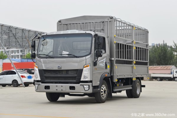 中国重汽HOWO 悍将 140马力 4.15米单排仓栅式轻卡(ZZ5047CCYC3215F145)