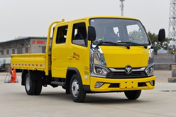 福田 奥铃M卡 2.0L 144马力 汽油 3.19米双排栏板小卡(液刹)(黄色)(BJ1031V4AV6-AB1) 卡车图片