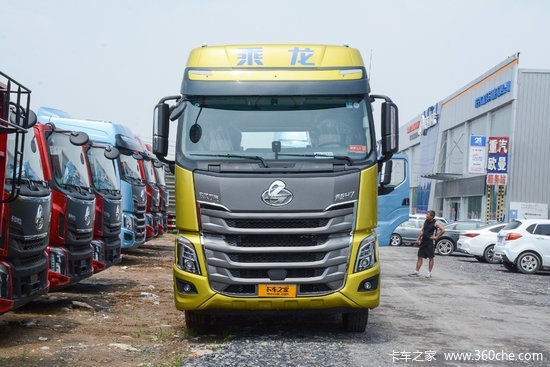 东风柳汽 乘龙h7重卡 460马力 6x4 lng自动档牵引车(液缓)(lz4250h7
