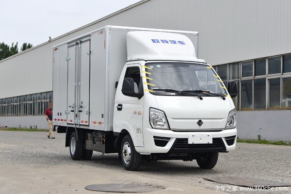 欧铃汽车 V5 尊享版 1.6L 105马力 CNG 4.005米单排厢式轻卡(ZB5036XXYVDD2LA)