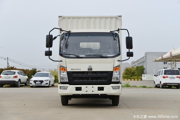 中国重汽HOWO 追梦 120马力 3.85米排半厢式轻卡(万里扬5档)(国六)(ZZ5047XXYG3315F144)