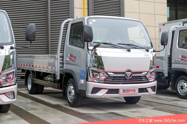 福田 奥铃M卡 2.0L 127马力 CNG 4.2米单排栏板小卡(BJ1031V4JC6-AB1)